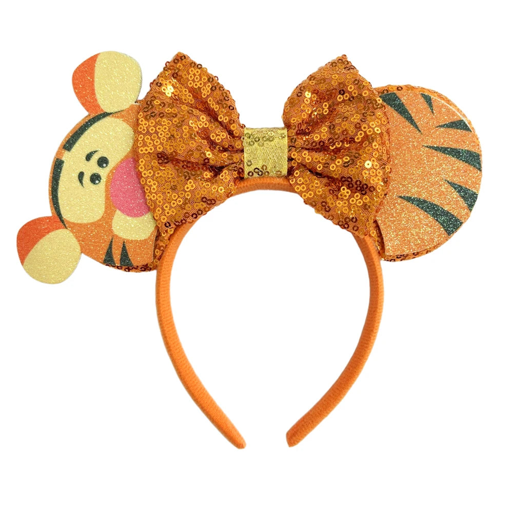 Mickey Mouse Headband Bee Winnie the Pooh Bear Hair Bands For Women Tigger Ears Hairwear Eeyore Hairband Piglet Hair Accessories Qme Headband 7