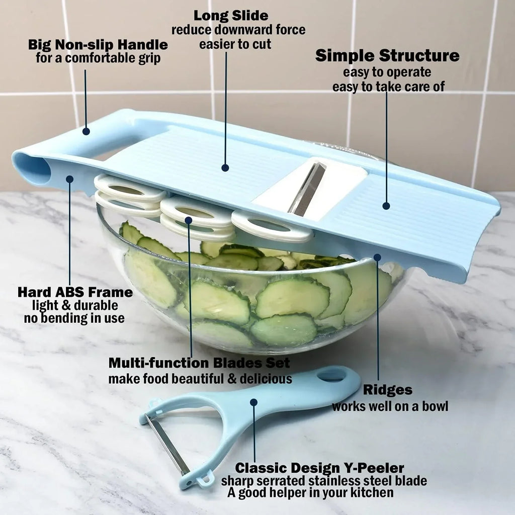 1 Multifunctional Vegetable Fruit Slicer Potato Household Food Qme