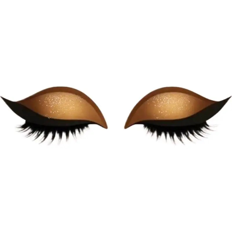 Colorful Lazy Eyelash Stickers Reusable Eye Shadow Patch Waterproof Qme A