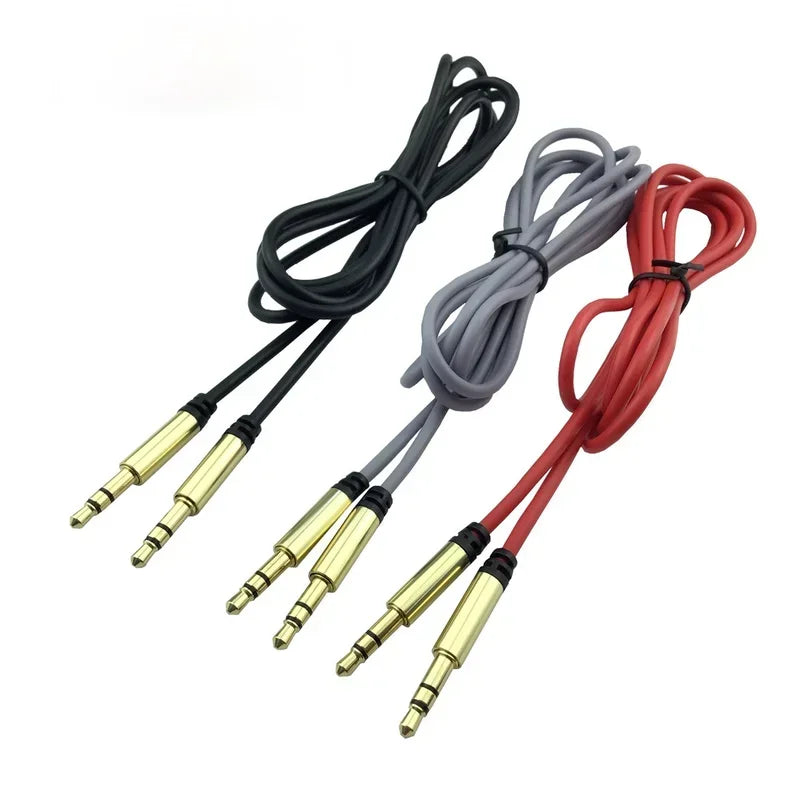 Cable 3.5mm Jack New 3.5mm Male To Male Car Aux Auxiliary Cord Stereo Audio Cable Wire for Phone IPod Mp3 Qme