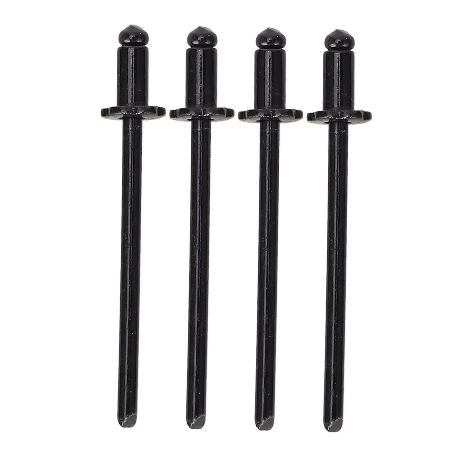 Dash Rosette Rivets Aluminum Rosette Rivets High Strength Rustproof Long Lasting Replacement for AMC VIN DOOR Qme black