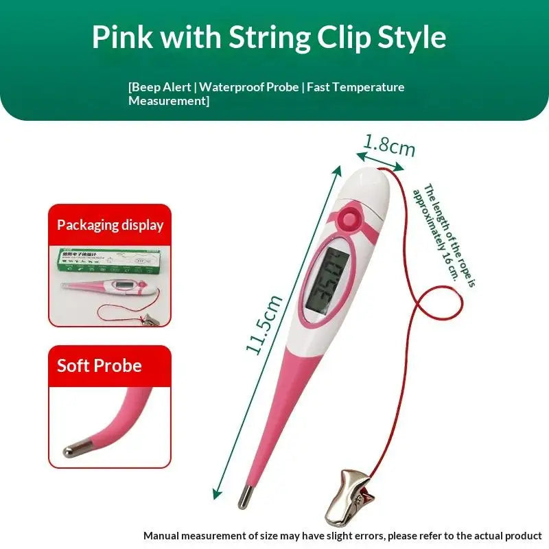 1Pcs Digital Pet Dog Cat Veterinary Professional Animal Digital With Soft Probe Waterproof Equipment Qme A2