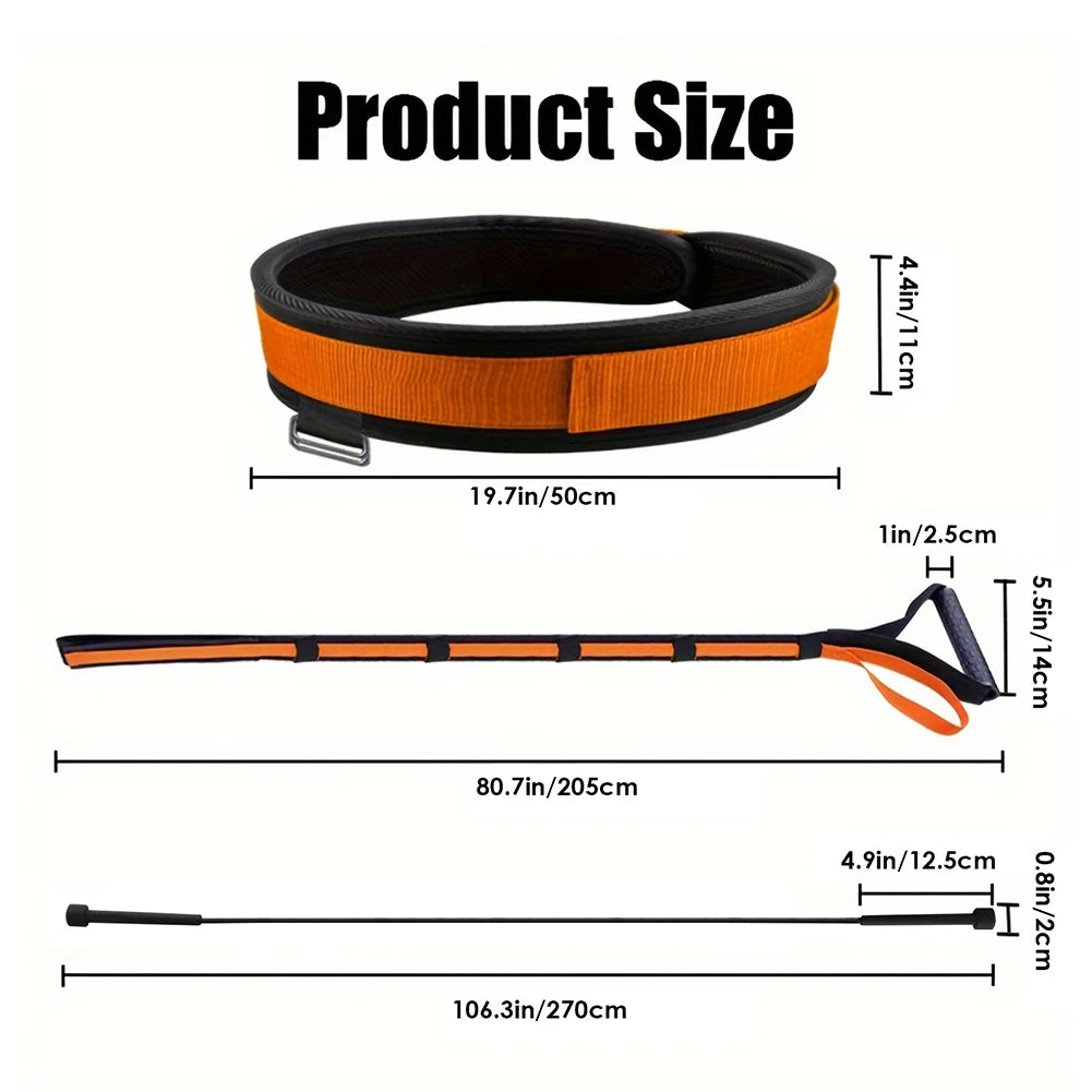 Speed Agility Training Kit Sports Resistance Band Stretch Strap Fitness Stretching Band for Basketball Football Soccer Qme