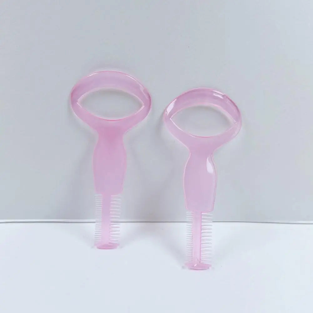 Plastic Portable Mascara Shield Applicator Eyelash Guide Aids Lashes Qme