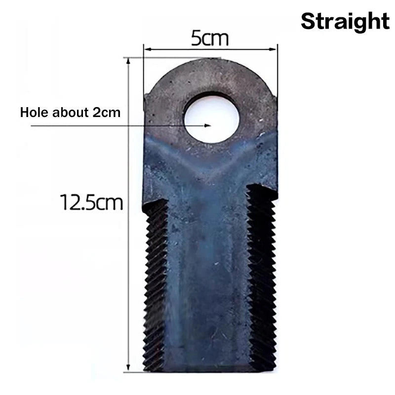 1PC Straw Returning Machine, Grass Shredder, Serrated Knife Hammer/Blade, Cart-type Lawn Mower Blade Accessories. Qme A6