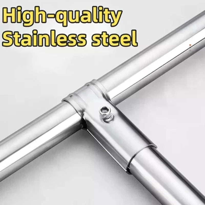 Structural Pipe Connectors Metal Tube Connector Rod Support Fixed Qme