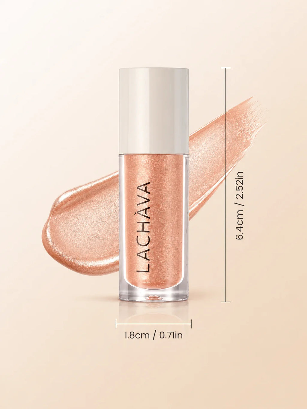 2-in-1 Shimmer Glitter Liquid Eyeshadow Highlighter 2 Colors Qme