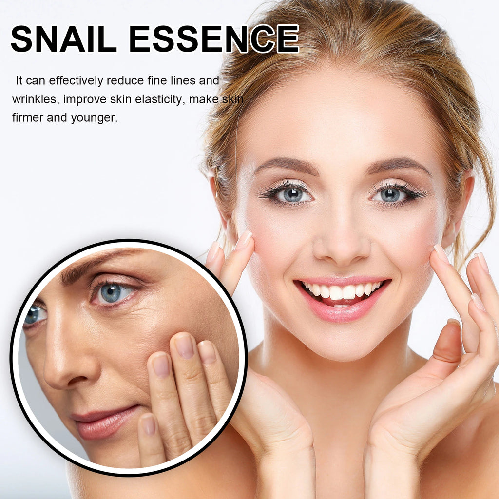 Snail Essence Fade Fine Lines Repair Skin Barrier Moisturizing Refines Pores Nourishes Rejuvenates Anti Wrinkle Facial Essence Qme
