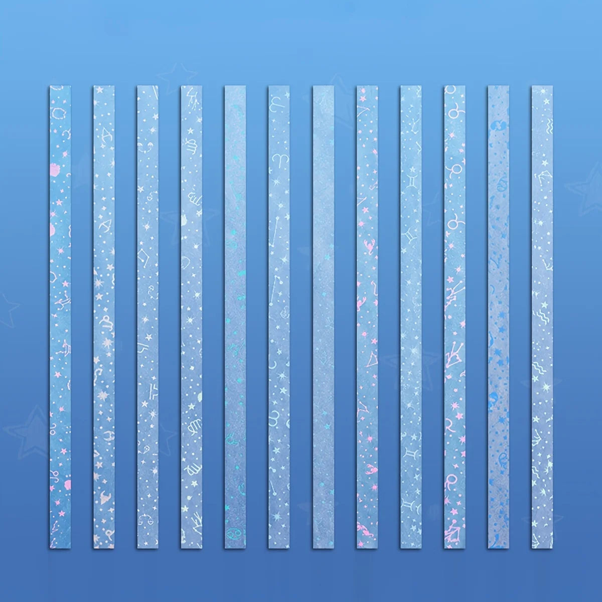 Luminous Star Origami Paper Strips, Glow in The Dark Lucky Star Folding Paper, DIY Craft Decoration Qme