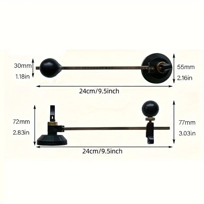 Adjustable Glass Circle Cutter With Suction Cup, Professional Round Glass Cutting Tool For Mirror Tile DIY Art Hole Opening Qme