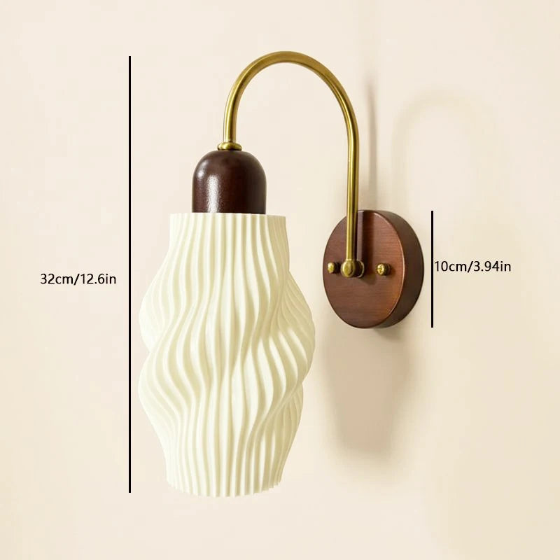 LED Wall Lamp Livingroom Bedroom Modern Simple Crative Light Fixture Home Lighting PVC lampshade Modern Sconce Wall Lamp Qme B