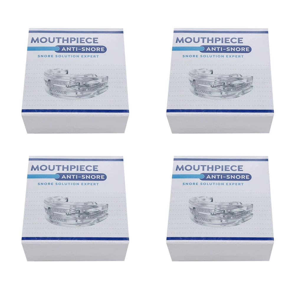 1 2 3 4 Anti-snoring Teeth Bruxism Mouthguard Improves Sleep Apnea Qme 4 pieces