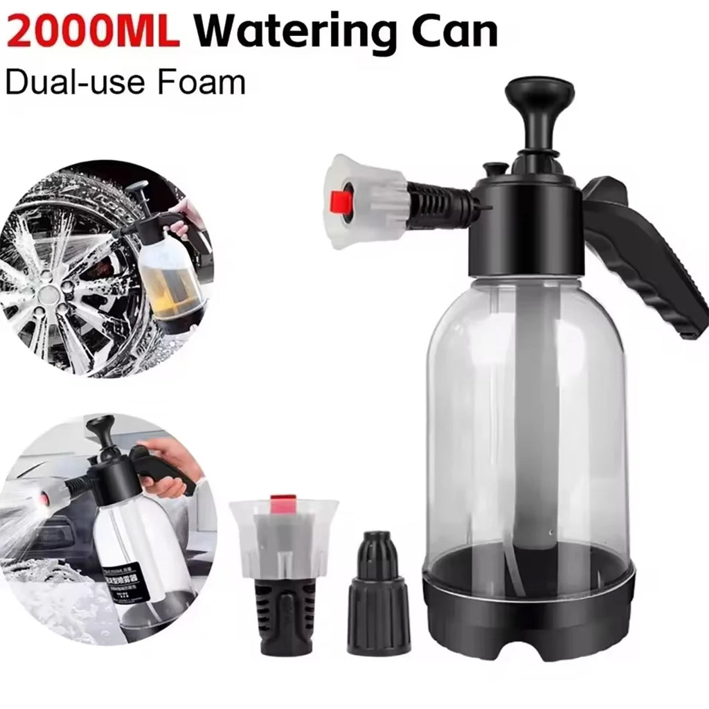 Foam Sprayer Car Wash Hand-held Watering Can Air Pressure Plastic Qme