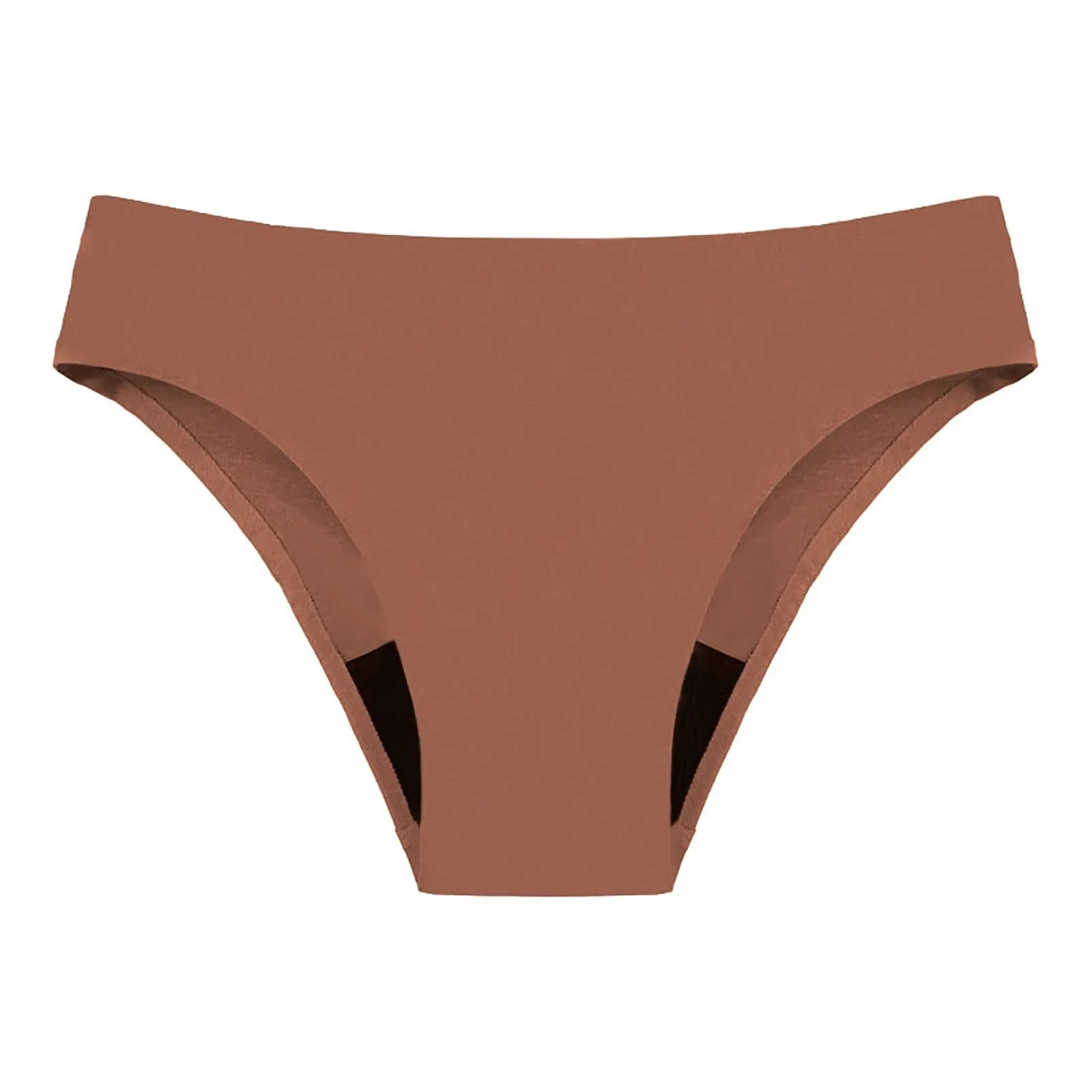 Swimwear Solid Color Menstrual Leakproof Bikini Bottom Absorbent Pants High Waist Swimming Trunks For Teens Outing Micro Bikinis Qme Light Brown XXXL