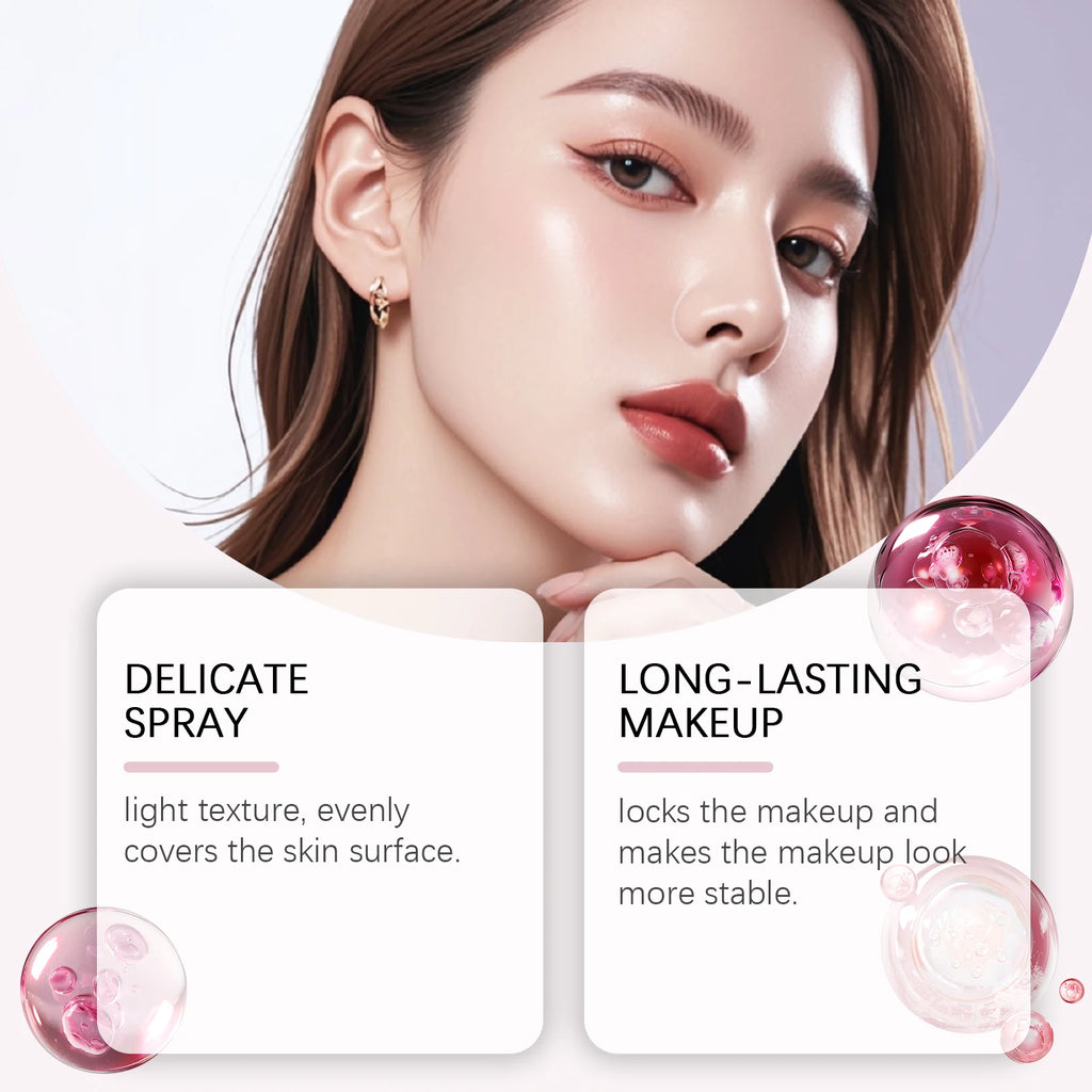 Spf 50+ Setting Spray Oil Control Matte Finish Long-Lasting Natural Non-greasy Waterproof Face Fixer Makeup Mist Spray Qme
