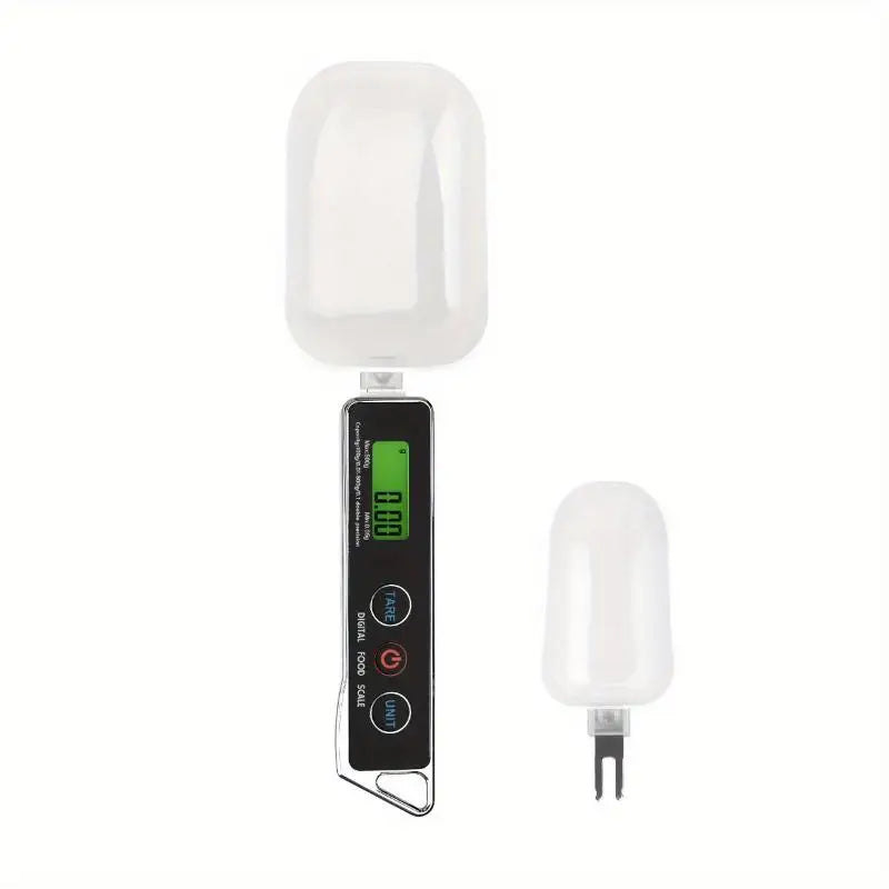 Electronic Kitchen Scale Spoon Mini Tool Milk Coffee Tea Removable Qme Black