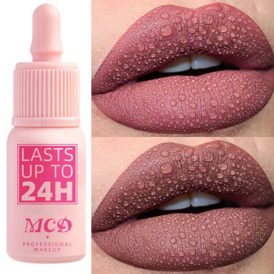 19-color Matte Lip Gloss Nude Liquid Lipstick Waterproof Long Lasting Qme