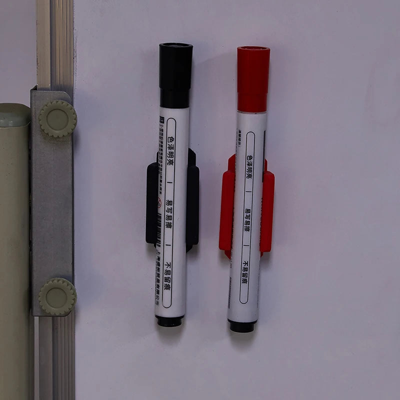 Self-adhesive Silicone Pen Clip Wall Mounted Pencil Desktop Marker Qme