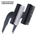 Electric Wire Cleaning Drill Brush Derusting Polishing Tools Horse Knife Saw Reciprocating Saw Brush Head Clean Tool Accessories Qme 2pcs