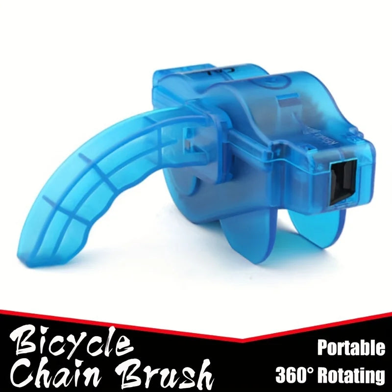 Portable Bicycle Chain Cleaner Bike Clean Machine Wash Tool Mountain Road Bike Cycling Cleaning Kit Qme