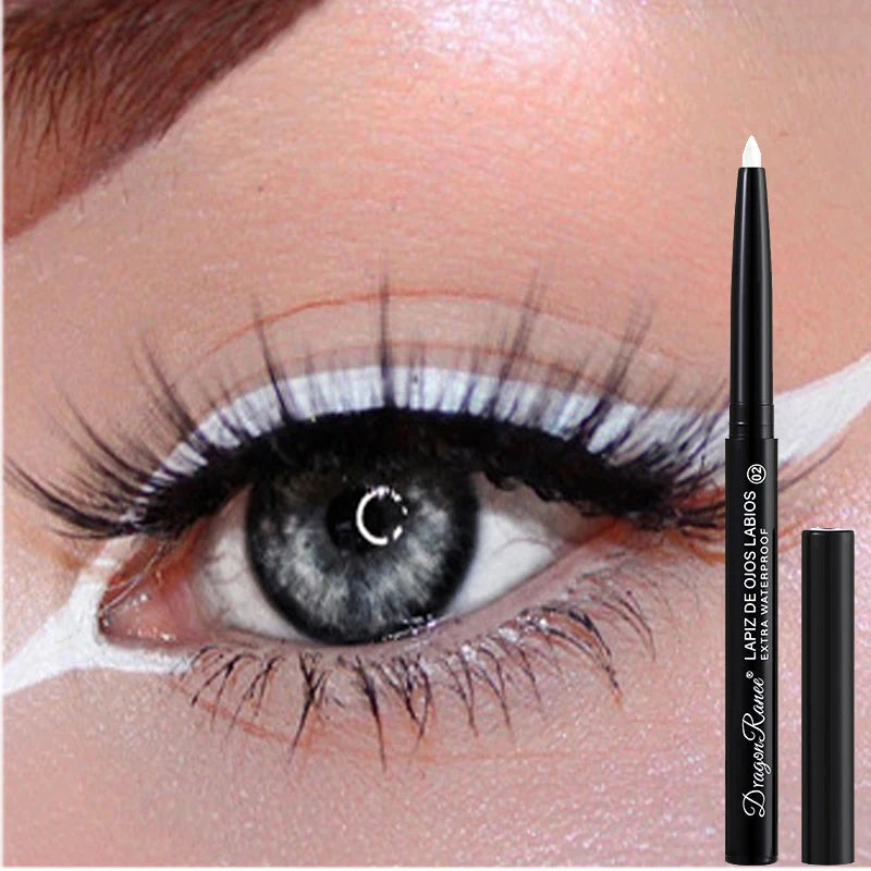 Matte/Pearlescent Eyeliner Gel Pencil Smooth Waterproof White Black Eye Liner Lying Silkworm Pen Cream Makeup for Eyes Qme