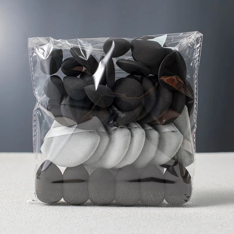 Makeup Multipurpose Sponges Fndn Concealer Wet Dry Latex-free All Qme Black 35Pcs
