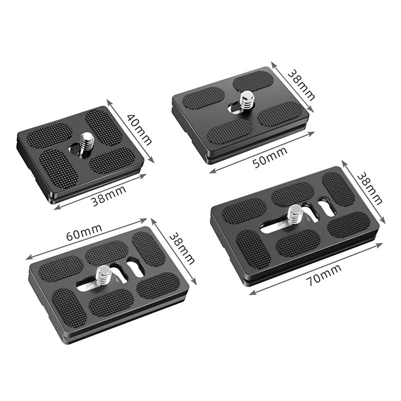 1 4 Screw Tripod Quick Release Adapter Aluminum Alloy Designed Qme