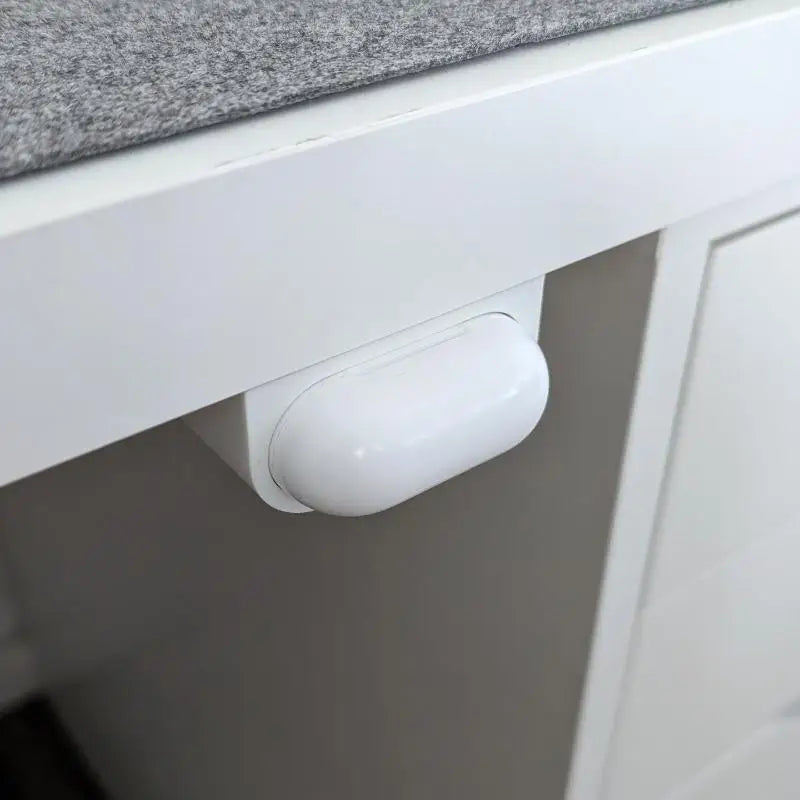 Under Desk Earphone Charging Dock Adhesive Mount Drill Install Home Qme