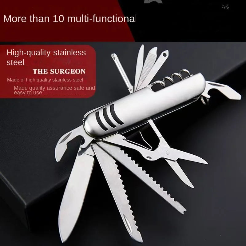 Portable 1 Fold Pocket Knife Carry Around Multifunction Outdoor Qme