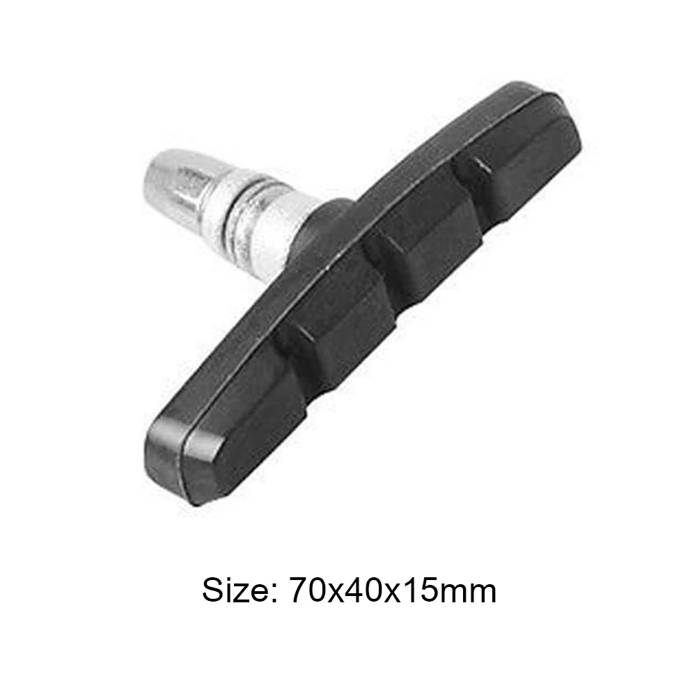 1-5PCS Durable Bicycle Silent Brake Pads V Brake Holder Rubber Blocks for Long-Lasting Performance Cycling Accessories Qme