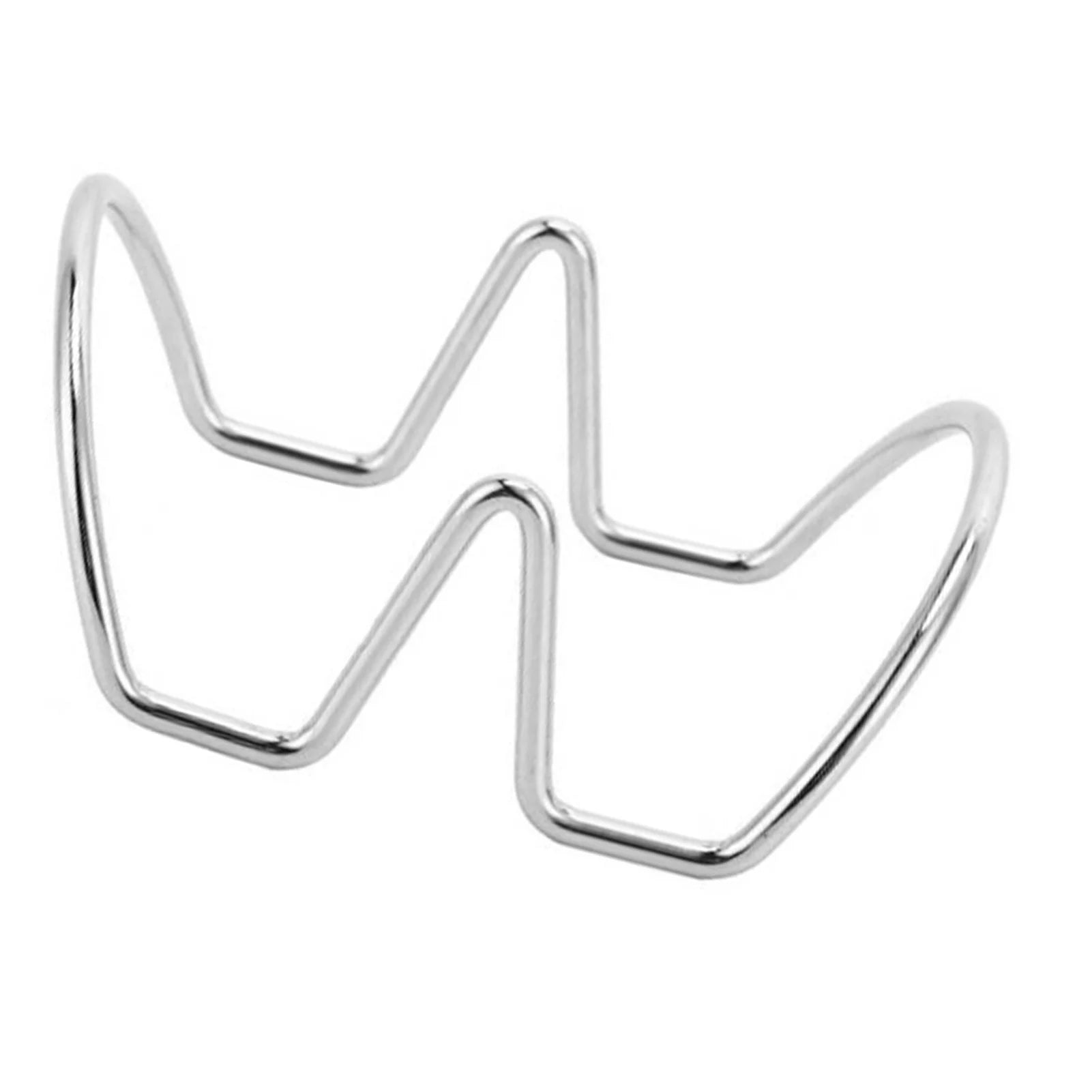 Taco Holder U Shaped Taco Rack Stainless Steel Taco Shell Stand Up Holder for Baking Party Gathering Taco Shell Stand Up Holder Qme
