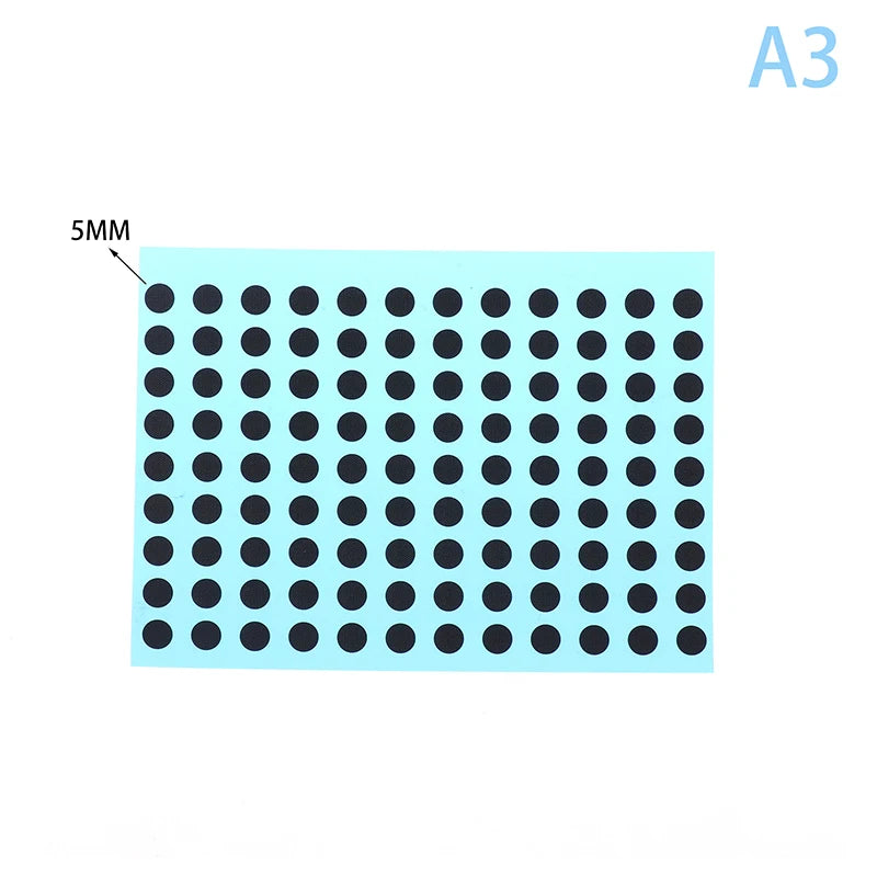 Diameter 3 4 5 Sizes Black Conductive Rubber Pads Keypad Repair IR Qme diameter-5mm