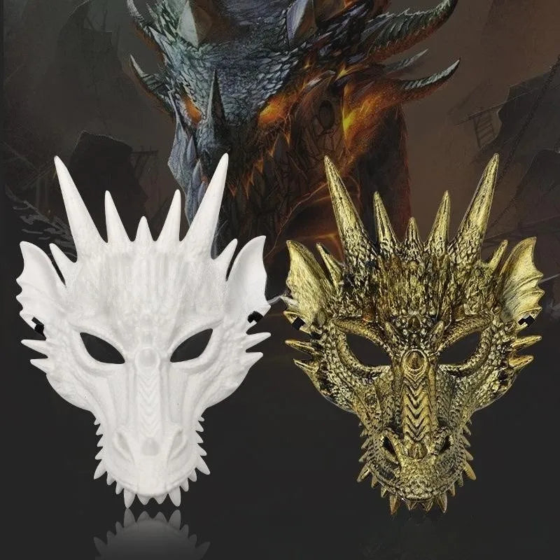 Horror Legend Organism Plastic Mask Cosplay Animal Dragon Full Face Fashion Headgear Halloween Masquerade Party Costume Prop Qme