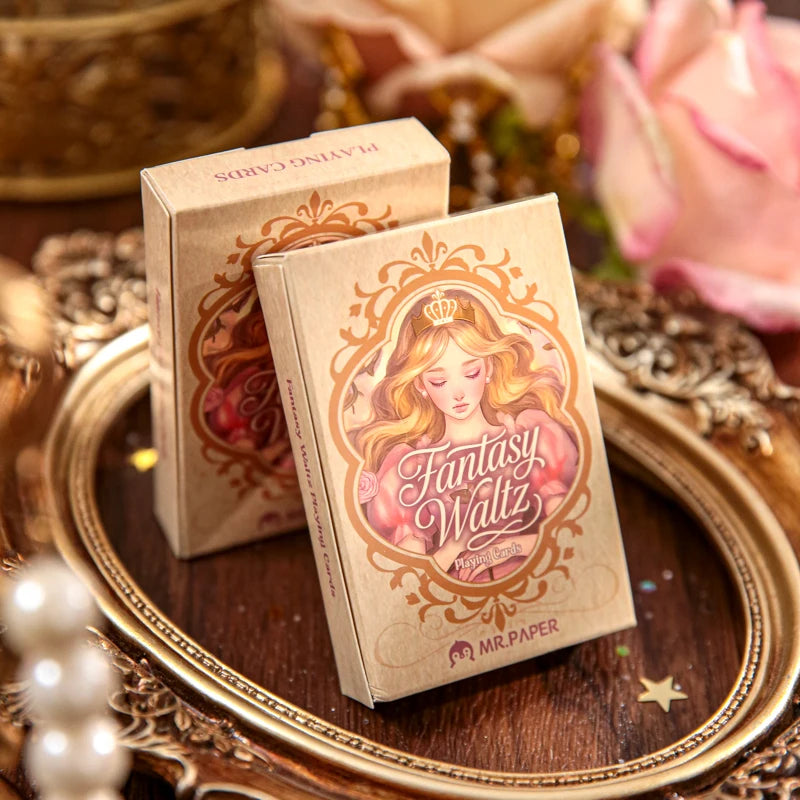 Elf Fairy Tale Retro Playing Cards, Dreamy Decorative Cards, Ideal for Card Collectors, Dual Use for Collection and Entertainmen Qme