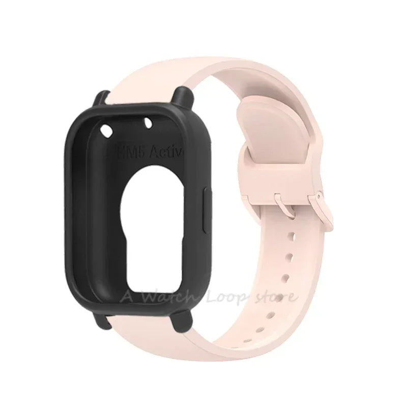 Silicone Case Strap Redmi Watch 5 Lite Active Repacement Bracelet