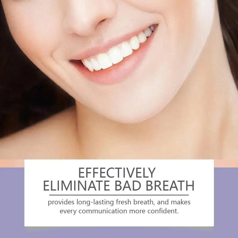Oral Drop Mint Flavor Breath Refresher Repairs Gums Reduces Stain Qme