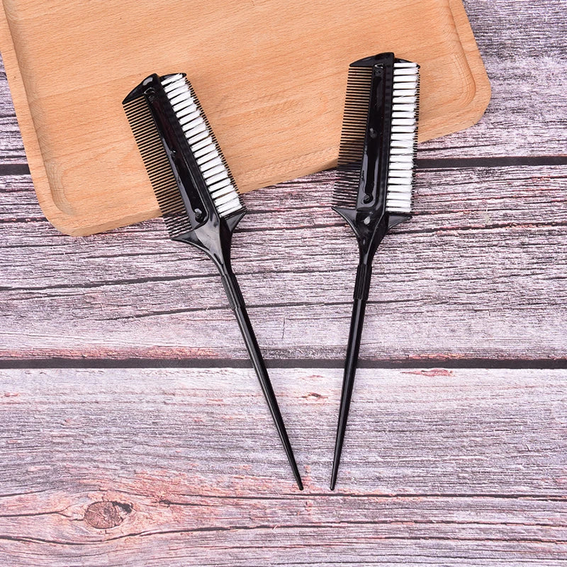 Professional Hairdressing Double Side Dye Comb Nylon Hair Drying Qme