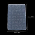 DIY Design Bowknot Mold 3D Carving Stamping Plates Manicure Art Qme onesize