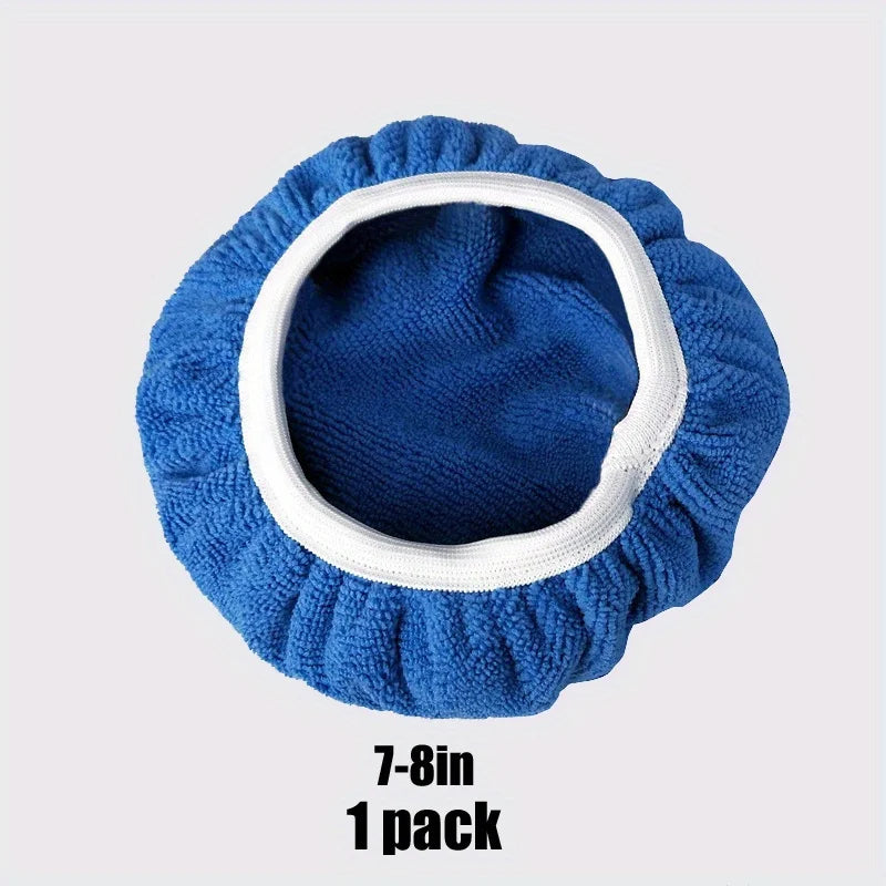 Microfiber automotive polishing waxing cloth covering automobile dust removal polishing beauty cleaning tools Qme 1Pc 7in 8in