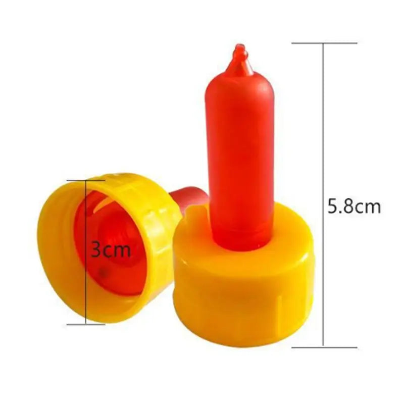 Small Animal Lamb Feeding Bottle Sheep Coke Red Nipple Goat Soft Pet Qme