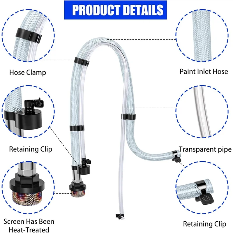 A02F-Suction Tube Kit For Graco- Stand Model Paint-Sprayer Qme