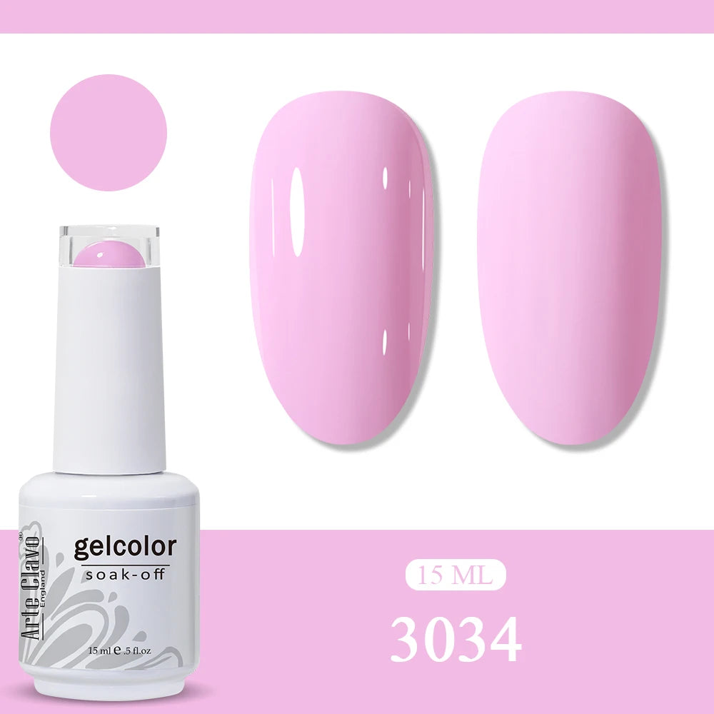 Arte Clavo Amber Gel Nail Polish Translucent Vintage Jelly Semi