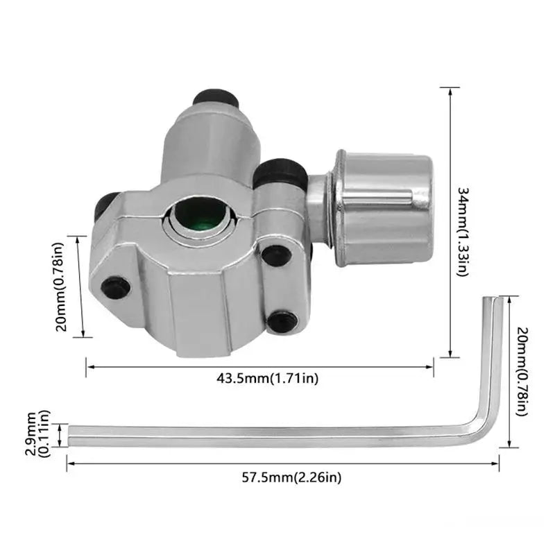 Zinc Alloy Piercing Valve Tap 6- Copper Tube Refrigeration AC System Qme