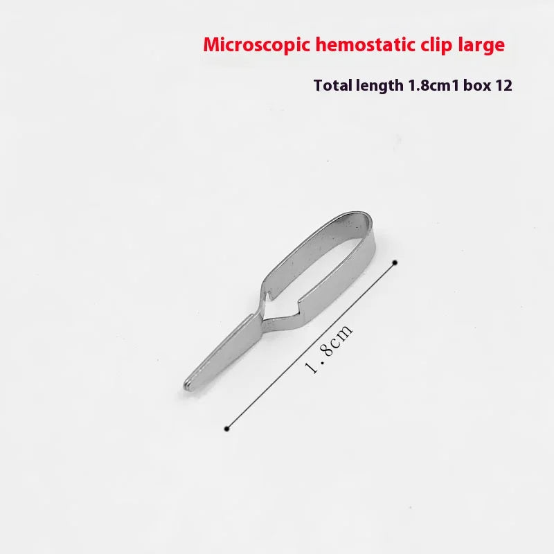Stainless Steel Micro-hemostatic Clip Artery Vein Small Blood Vessel Qme c