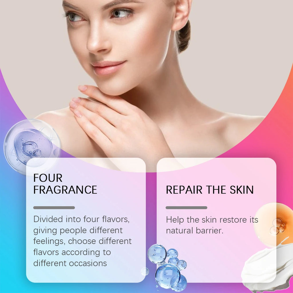 Christmas Scented Body Care Set Moisturizing Fragrance Body Spray & Lotion Long Lasting Fragrance Smoothing Body Repairing Dry Qme
