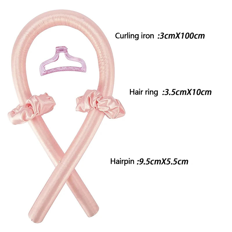 EVA Sponge Curl Stick Hair Ring Hairpin Set Hairdressing Tool Sleep at Night Hair Setting Hair Curler No Need Heat Hair Curler Qme
