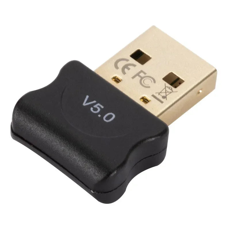 Wireless Connector USB Bluetooth 5.0 Adapter Low Power Wireless Audio Music Stereo Receiver for TV Computer Receiver Transmitter Qme