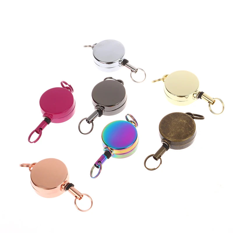 Stainless Steel Wire Rope Key Holder Outdoor Keychain Tools DIY Qme