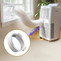 Portable AC Exhaust Hose Adjustable Adaptor Wind Shield Exhaust Hose Tube Connector Air Conditioner Accessories Qme Default Title