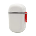 1Pc Portable Waterproof Soap Box, Travel & Bathroom Soap Container Qme white